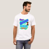 年齢は重ねても成熟しない タイポグラフィTシャツ Tシャツ (正面フル)