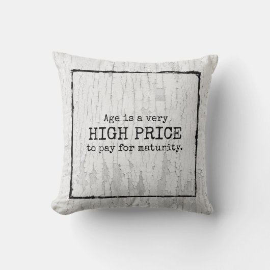 年齢は非常に高い価格を支払う満期。 クッション (正面)