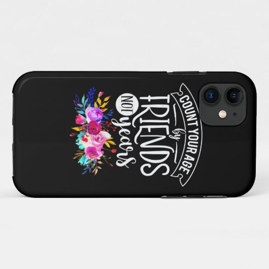 年齢を友人に数える Case-Mate iPhoneケース (裏面(横))