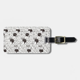 年齢を問わず猫好きが必要 ラゲッジタグ