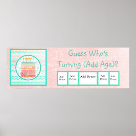 年齢を変更するユーザーの誕生日バナーのポスター ポスター