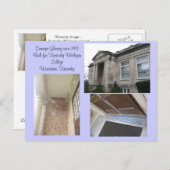 年齢を示します… カーネギー図書館 案内ポストカード (正面/裏面)