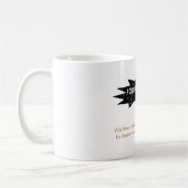 年齢ウィズダムは「我々は生き続け学る...」漫画の真実 コーヒーマグカップ (左)