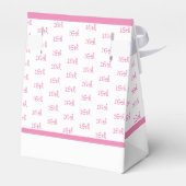 年齢オフセット番号パターン – ピンク/白 フェイバーボックス (裏面サイド)