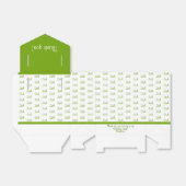 年齢オフセット番号パターン – 緑/白 フェイバーボックス (折り畳みなし)