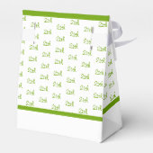 年齢オフセット番号パターン – 緑/白 フェイバーボックス (裏面サイド)