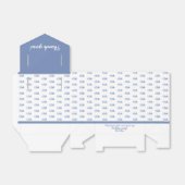 年齢オフセット番号パターン – 青/白 フェイバーボックス (折り畳みなし)