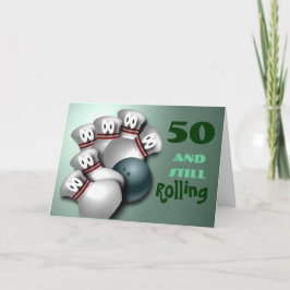 年齢カスタマイズボーリング誕生日 カード