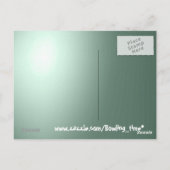 年齢カスタマイズボーリング誕生日 ポストカード (裏面)