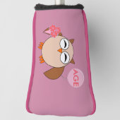 年齢カスタム誕生日フクロールゴルフパターカバー ゴルフヘッドカバー (回転90)