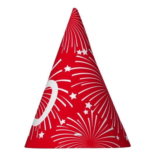 年齢カスタム驚き誕生日パーティー紙コーン帽子 パーティーハット (右)