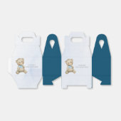 年齢テディベア少年の誕生日 フェイバーボックス (折り畳みなし)