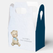 年齢テディベア少年の誕生日 フェイバーボックス (オープン)