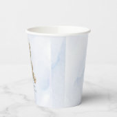 年齢テディベア少年の誕生日 紙コップ (左)