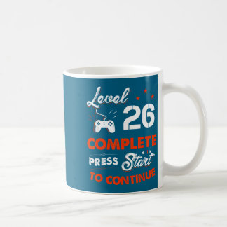 年齢レベル26 完了 続続 誕生日 コーヒーマグカップ