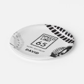 年齢制限バースデー ペーパープレート (アングル)