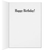 年齢関連の冗談のバースデー・カード (内側 (右))