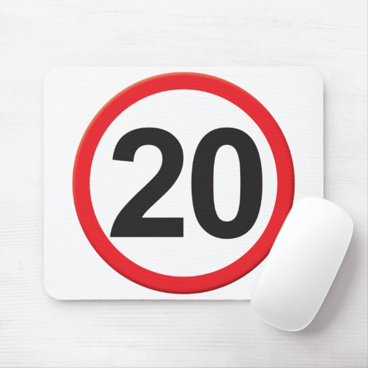 年齢20 マウスパッド (マウス)