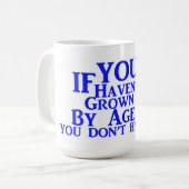 年齢50によって育たなかったらHaveTo コーヒーマグカップ (正面左)