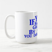 年齢50によって育たなかったらHaveTo コーヒーマグカップ (左)