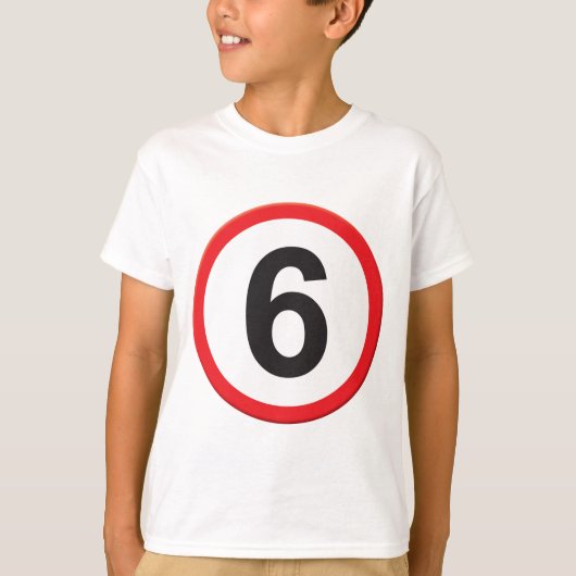 年齢6 Tシャツ (正面)