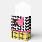 年齢90代の援助及び千鳥格子のパーティー フェイバーボックス (オープン)