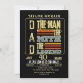 年齢：男祝、神話、伝説 招待状 (正面)