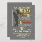 年齢:男祝、神話、伝説 招待状 (正面/裏面)