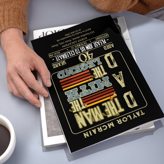 年齢:男祝、神話、伝説 招待状