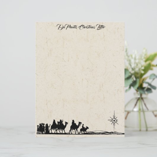 年1回のクリスマスレターヘパーソナライズされたッド (スタンド正面)