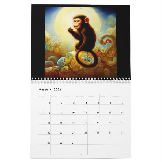 年 カレンダー (3月 2026)