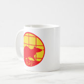 年 コーヒーマグカップ (正面左)