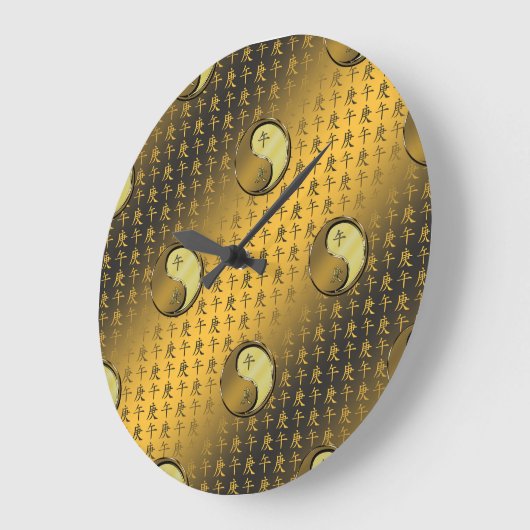 年 ラージ壁時計 (傾斜)