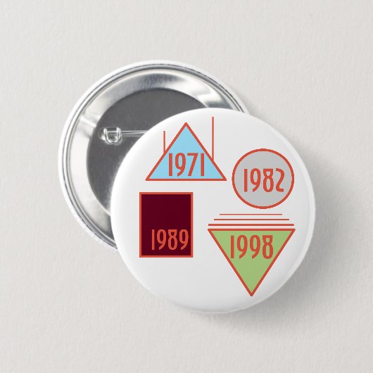 年 缶バッジ (正面&裏面)