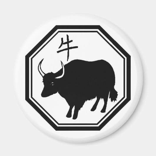 年(OX) マグネット (正面)