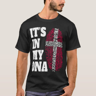 幸いにもデンマーク国旗のDNAだ Tシャツ