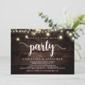 幸いにもパーティーの後に、文字列ライトの飛び出し 招待状 (スタンド正面)