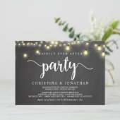 幸いにもパーティーの後に、文字列ライトの飛び出し 招待状 (スタンド正面)