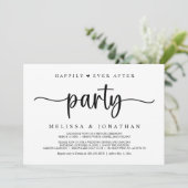 幸いにもパーティーの後に、文字列ライトの飛び出し 招待状 (スタンド正面)