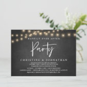 幸いにもパーティーの後に、文字列ライトの飛び出し 招待状 (スタンド正面)