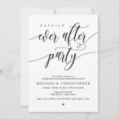 幸いにもパーティーの結婚ディナー踊り 招待状 (正面)