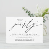 幸いにもパーティーの結婚駆け落ち 招待状 (スタンド正面)