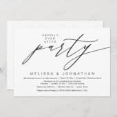 幸いにもパーティーの結婚駆け落ち 招待状 (正面/裏面)