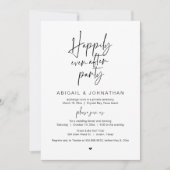 幸いにもパーティーの駆結婚け落ちディナー 招待状 (正面)