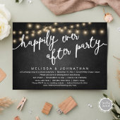 幸いにもパーティー素朴の結婚夕食後 招待状