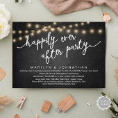 幸いにもパーティー素朴の結婚夕食後 招待状