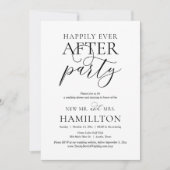 幸いにもパーティー結婚の駆け落ちパーティー 招待状 (正面)