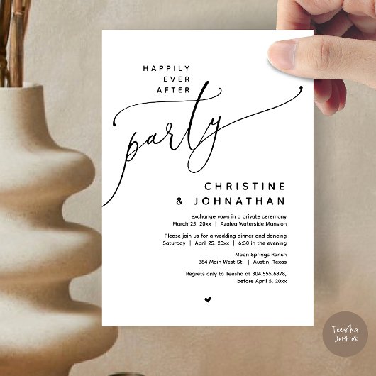 幸いにもパーティー、ロマンチック結婚な夕食 招待状