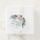 幸いにもフローラピンクの水色マグノリア フェイバータグ (インサイチュ)