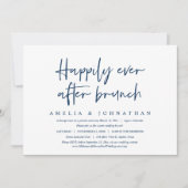 幸いにも彼の駆結婚け落ちブランチ 招待状 (正面)